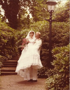 Bröllopsfoto 1985 Eva och Lars-Göran